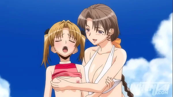 Stepmom Fucking All the Family on the Beach! Uncensored Hentai [Subtitled]